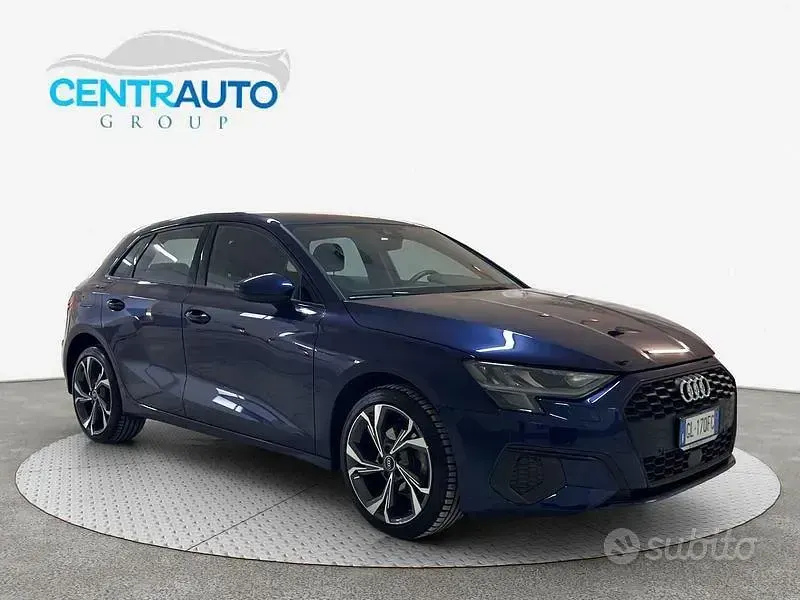Usata Audi A3 Business 150 CV (110 kW) 2022 Blu Berlina