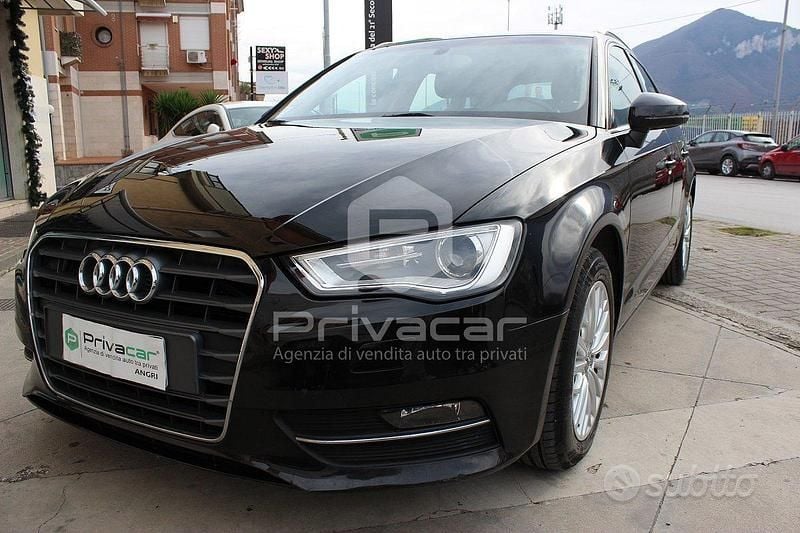 Usata Audi A3 Sportback Ambition 110 CV (80 kW) 2015 Nero Utilitaria