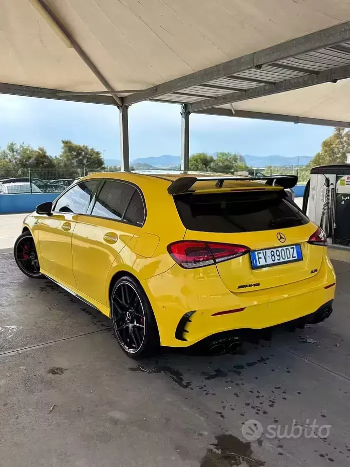 Usata Mercedes A35 AMG AMG 306 CV (225 kW) 2019 Giallo Berlina