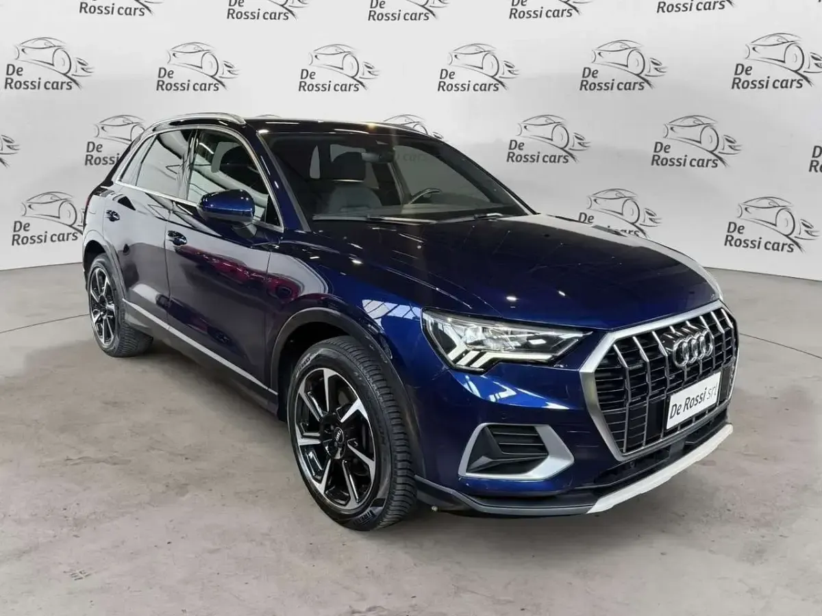 Usata Audi Q3 Advanced 200 CV (147 kW) 2022 Blu/azzurro SUV