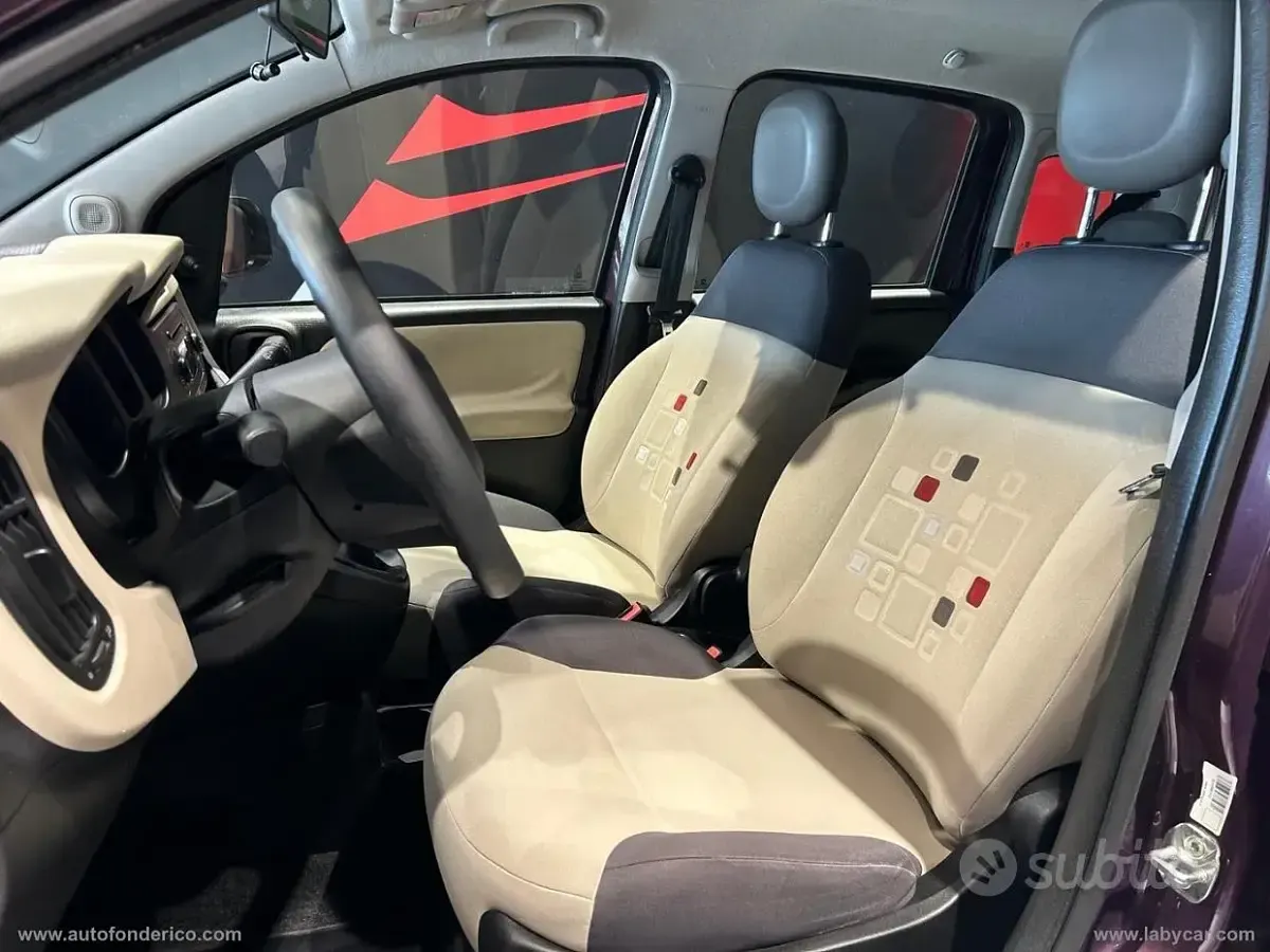Usata Fiat Panda Easy 69 CV (50 kW) 2013 Viola Utilitaria