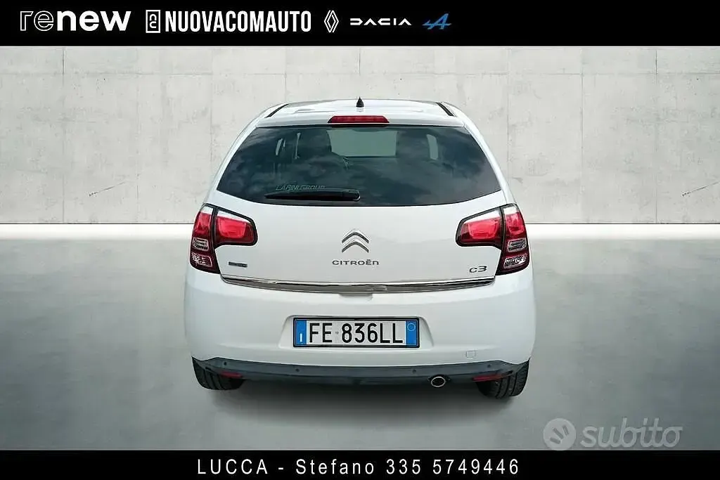 Usata Citroën C3 Exclusive 75 CV (55 kW) 2016 Bianco Berlina