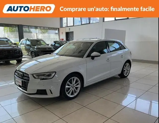 Usata Audi A3 Sport 116 CV (85 kW) 2017 Bianco Berlina