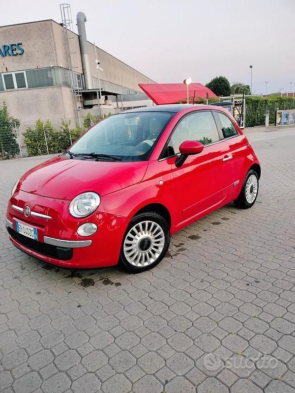Usata Fiat 500 Lounge 69 CV (50 kW) 2013 Rosso