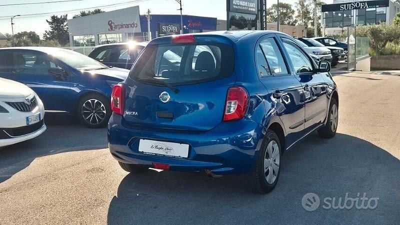 Usata Nissan Micra Acenta 80 CV (58 kW) 2015 Blu Utilitaria