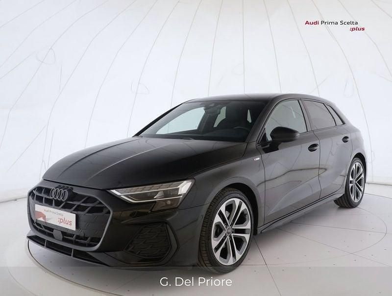 Käytetty Audi A3 S-Line 150 HP (110 kW) 2025 Musta Viistoperä