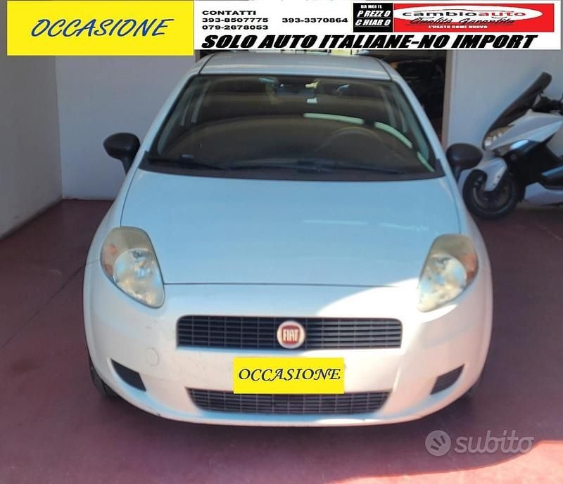 Usata Fiat Grande Punto S 69 CV (50 kW) 2013 Bianco Utilitaria