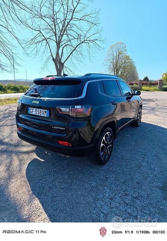 Usata Jeep Compass 150 CV (110 kW) 2021 Nero SUV