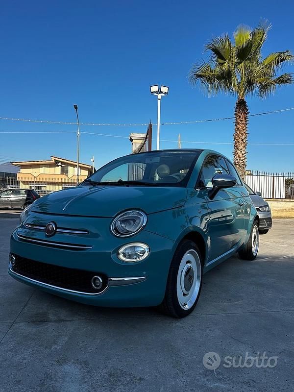 Usata Fiat 500 69 CV (50 kW) 2017 Blu Berlina