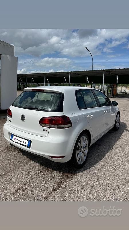 Usata VW Golf VI 2010 Bianco Utilitaria