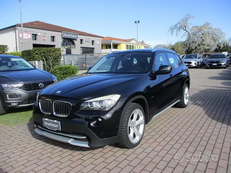 Usata BMW X1 Efficient Dynamics 143 CV (105 kW) 2011 Nero SUV