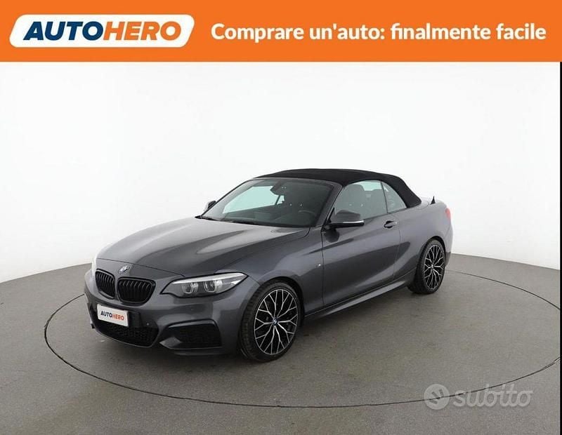 Usata BMW 218 M Sport 136 CV (100 kW) 2021 Grigio Cabrio