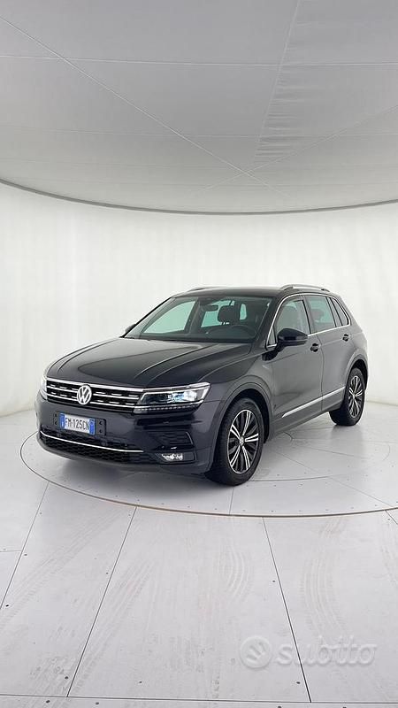 Usata VW Tiguan Advance 150 CV (110 kW) 2017 Nero SUV