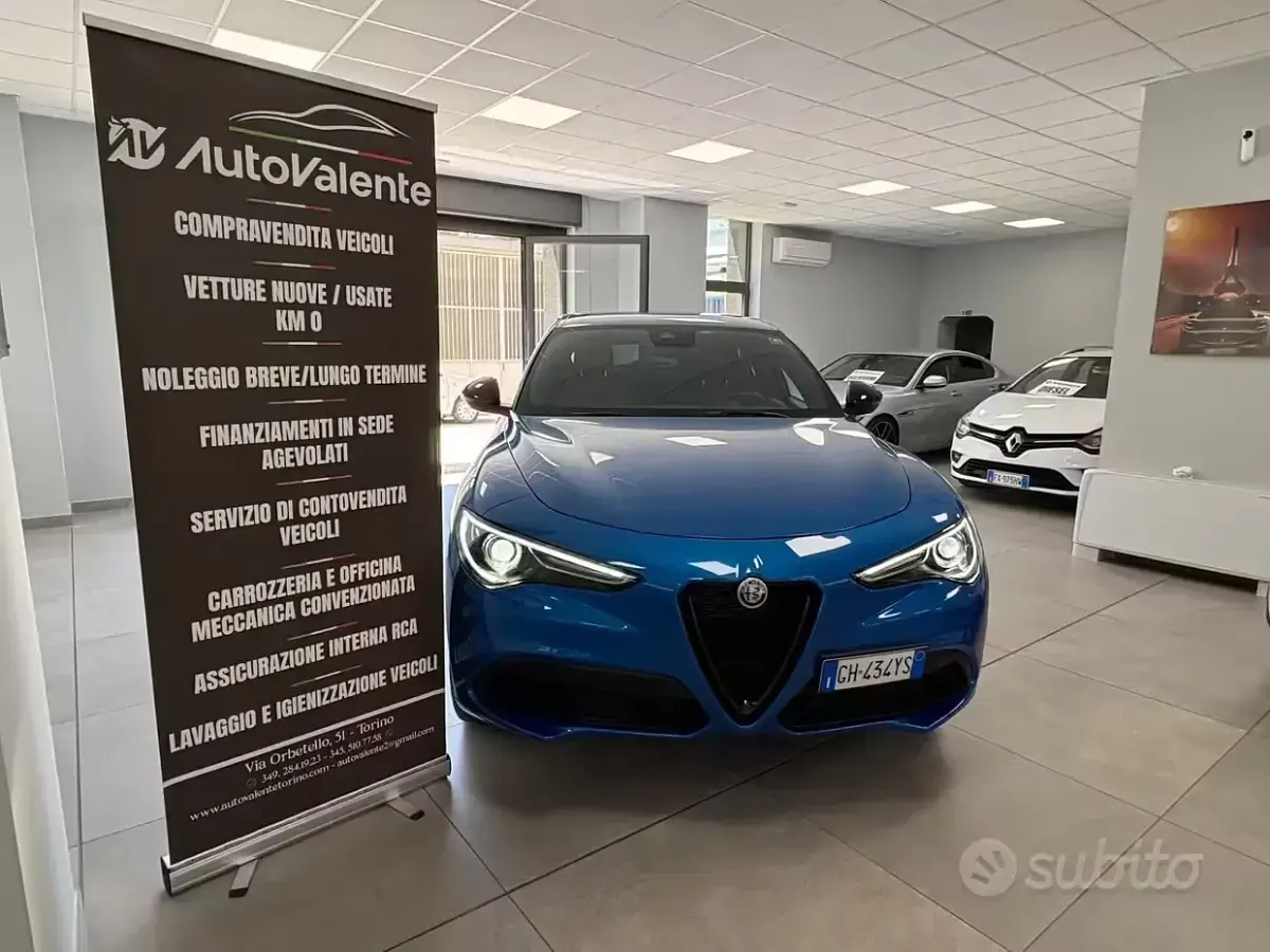 Usata Alfa Romeo Stelvio Veloce 280 CV (205 kW) 2022 Blu SUV