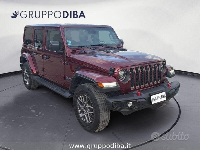 Occasion Jeep Wrangler 80th Anniversary 380 PK (279 kW) 2021 Rood SUV