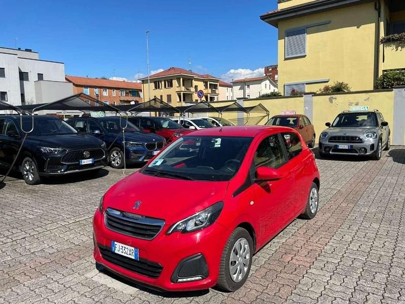 Usata Peugeot 108 Active 69 CV (50 kW) 2017 Rosso Utilitaria