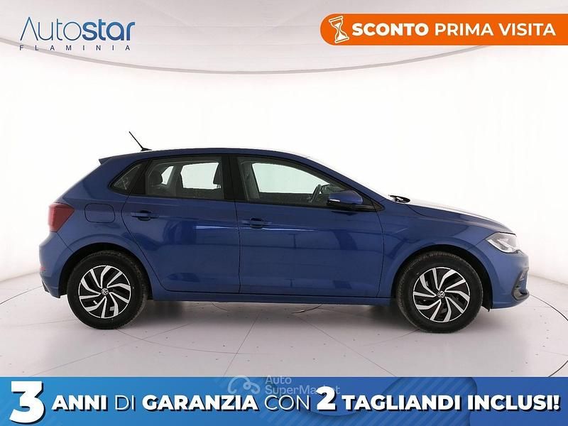 Usata VW Polo Life 95 CV (69 kW) 2023 Blu Berlina