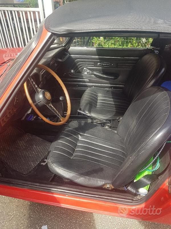 Usata Fiat 850 1970 Rosso Cabrio