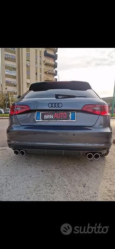 Usata Audi A3 S-Line 150 CV (110 kW) 2014 Grigio Berlina