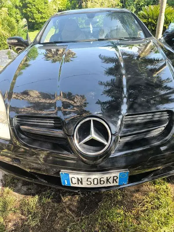 Usata Mercedes SLK200 163 CV (119 kW) 2004 Nero Cabrio