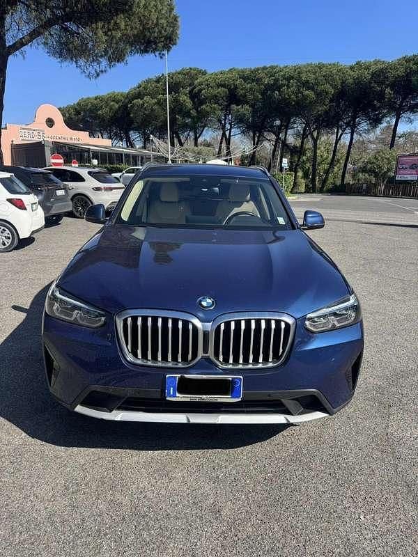 Usata BMW X3 Luxury Line 190 CV (139 kW) 2022 Blu/azzurro SUV