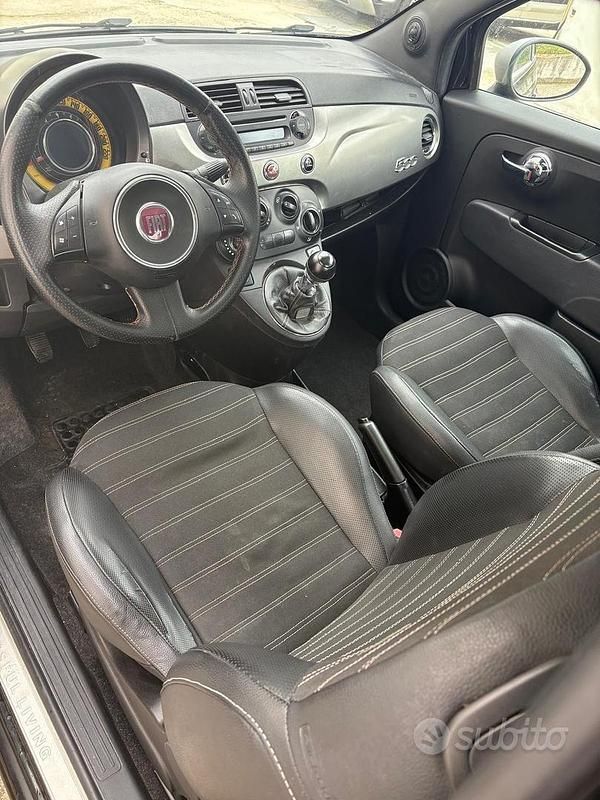 Usata Fiat 500 69 CV (50 kW) 2009 Nero Cabrio