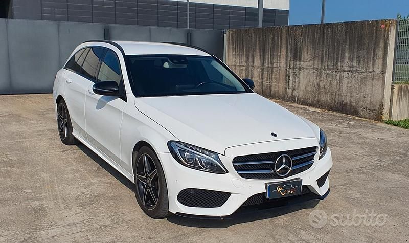 Usata Mercedes C220 194 CV (142 kW) 2018 Bianco Station wagon