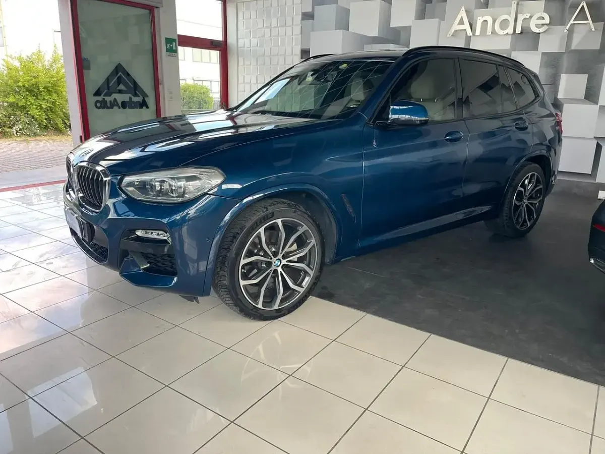 Usata BMW X3 M Sport 190 CV (139 kW) 2018 Blu SUV