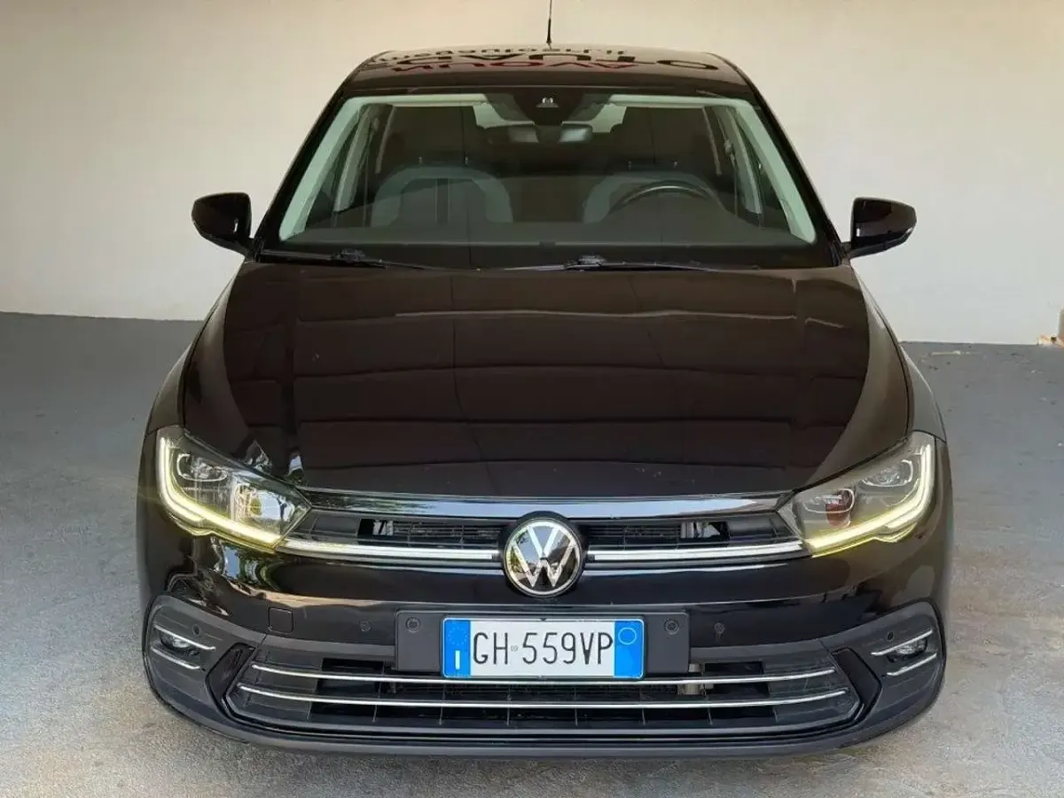 Usata VW Polo Style 110 CV (80 kW) 2022 Nero Utilitaria