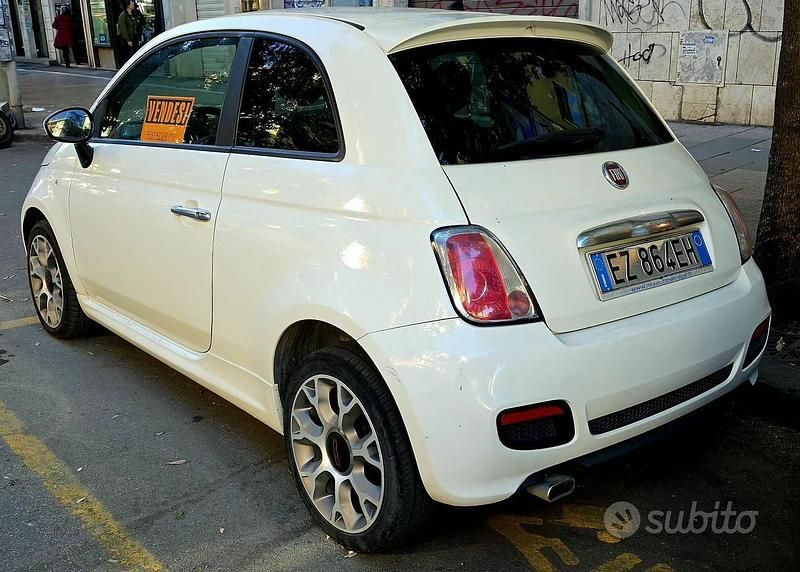 Usata Fiat 500 Sport 95 CV (69 kW) 2015 Bianco Berlina