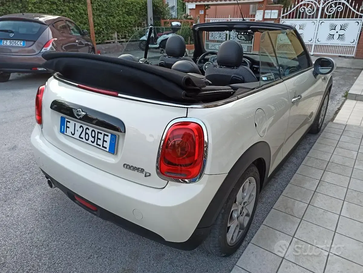 Usata Mini Cooper D Cabriolet 116 CV (85 kW) 2017 Bianco Cabrio