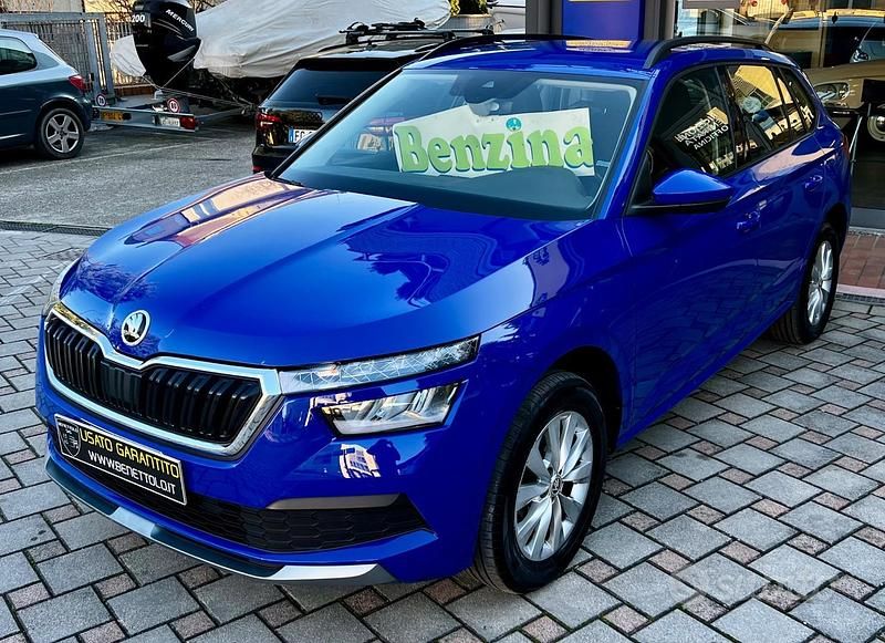 Usata Skoda Kamiq Ambition 110 CV (80 kW) 2022 Blu SUV