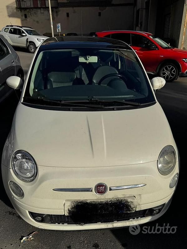 Usata Fiat 500 2009 Bianco Cabrio