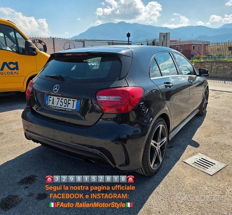 Usata Mercedes A200 Edition 136 CV (100 kW) 2015 Nero Berlina