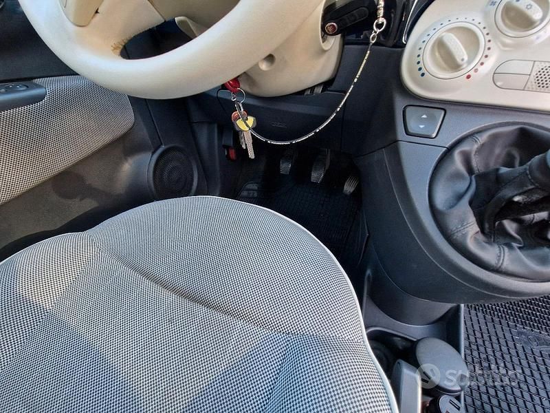 Usata Fiat 500 75 CV (55 kW) 2009 Blu Cabrio