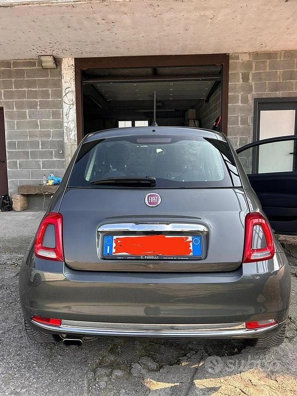 Usata Fiat 500 Lounge 69 CV (50 kW) 2018 Grigio Utilitaria