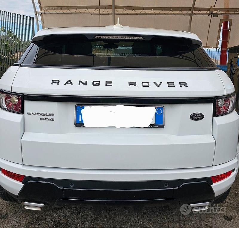 Usata Land Rover Range Rover evoque Dynamic 190 CV (139 kW) 2011 Bianco Coupé