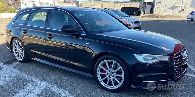 Usata Audi A6 S-Line 272 CV (200 kW) 2015 Nero Station wagon