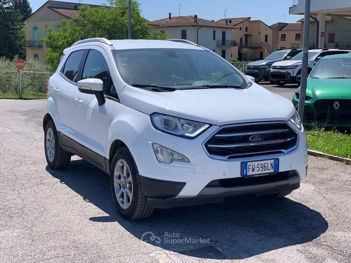 Usata Ford Ecosport Titanium 101 CV (74 kW) 2019 Bianco SUV
