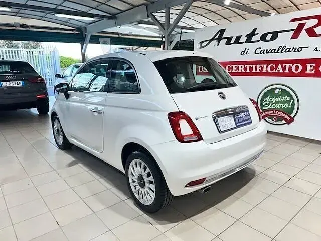 Usata Fiat 500 Lounge 95 CV (69 kW) 2018 Bianco Berlina