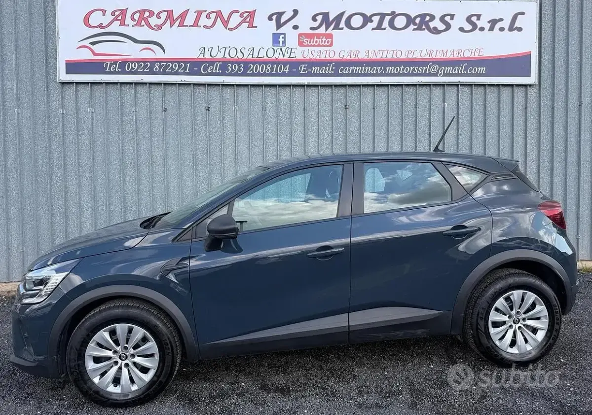 Usata Renault Captur 95 CV (69 kW) 2021 Blu SUV