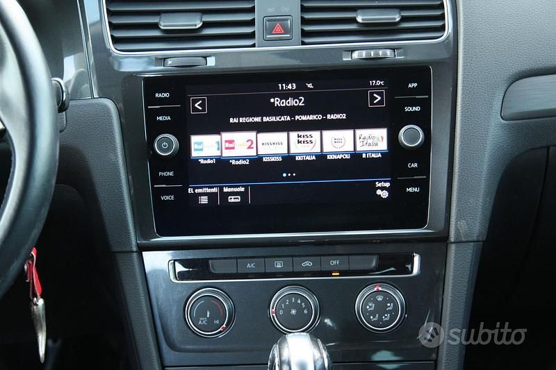 Usata VW Golf VII 115 CV (84 kW) 2018 Berlina