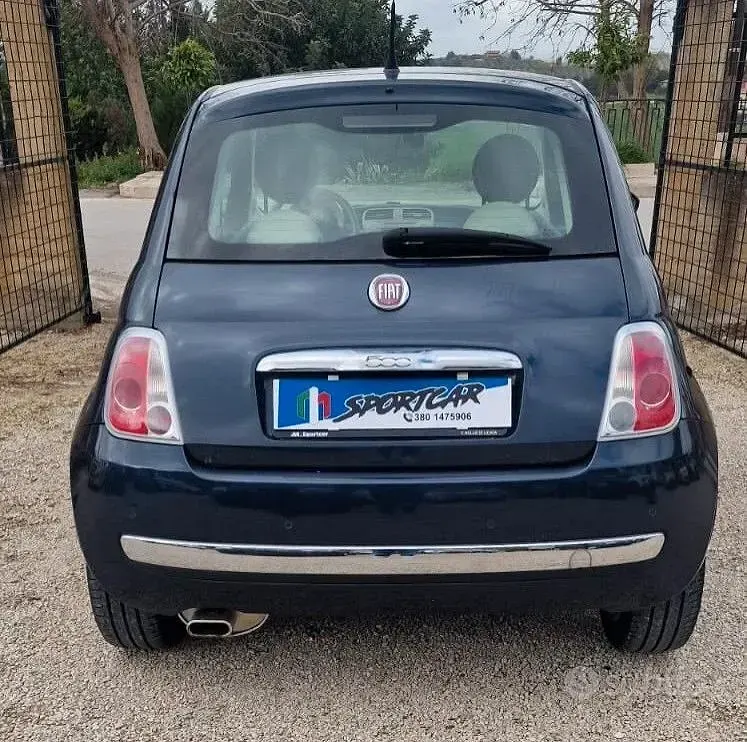 Usata Fiat 500 Lounge 100 CV (73 kW) 2008 Blu Berlina