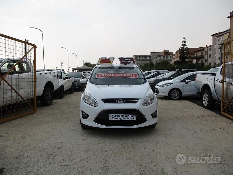 Usata Ford C-MAX Titanium 95 CV (69 kW) 2014 Bianco Monovolume