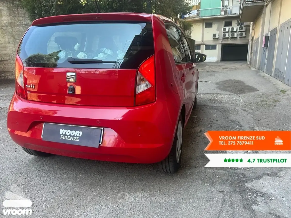 Usata Seat Mii Style 60 CV (44 kW) 2016 Rosso Utilitaria
