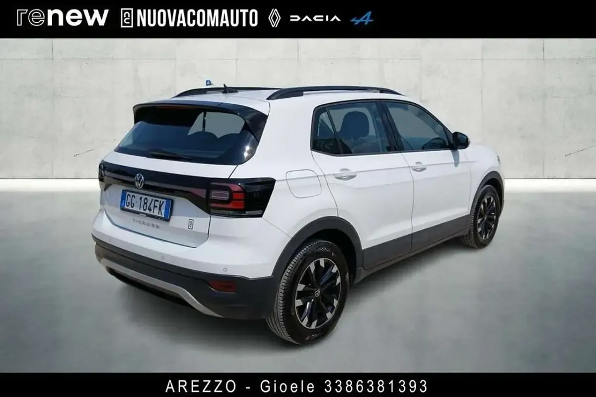 Usata VW T-Cross Style 95 CV (69 kW) 2021 Bianco SUV