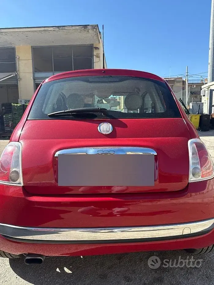 Usata Fiat 500 69 CV (50 kW) 2012 Rosso Berlina