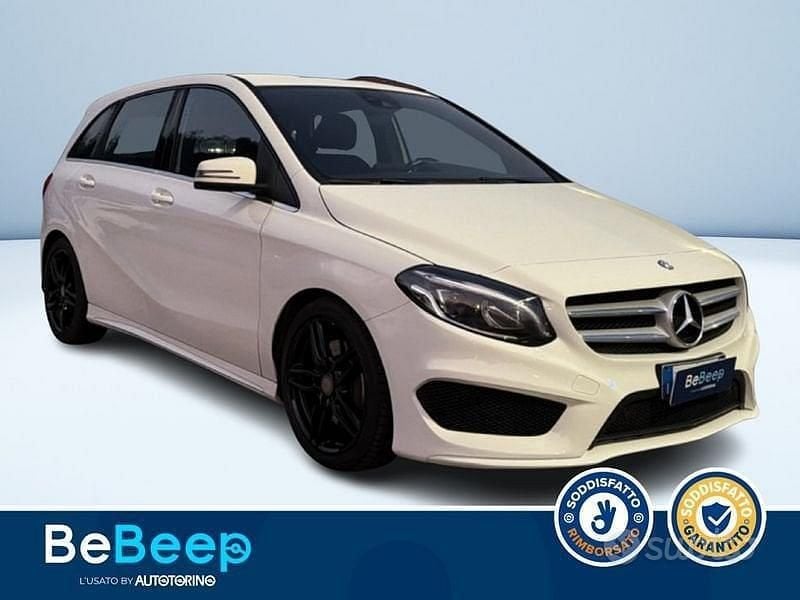 Usata Mercedes B220 Premium 177 CV (130 kW) 2016 Bianco pastello Monovolume