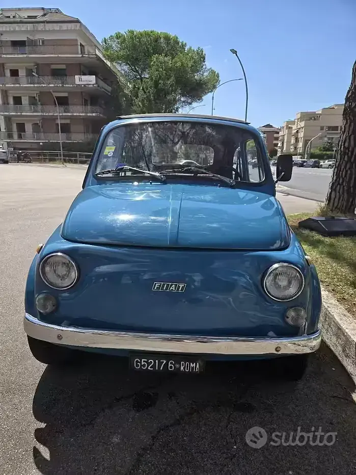 Usata Fiat 500 1970 Blu Utilitaria