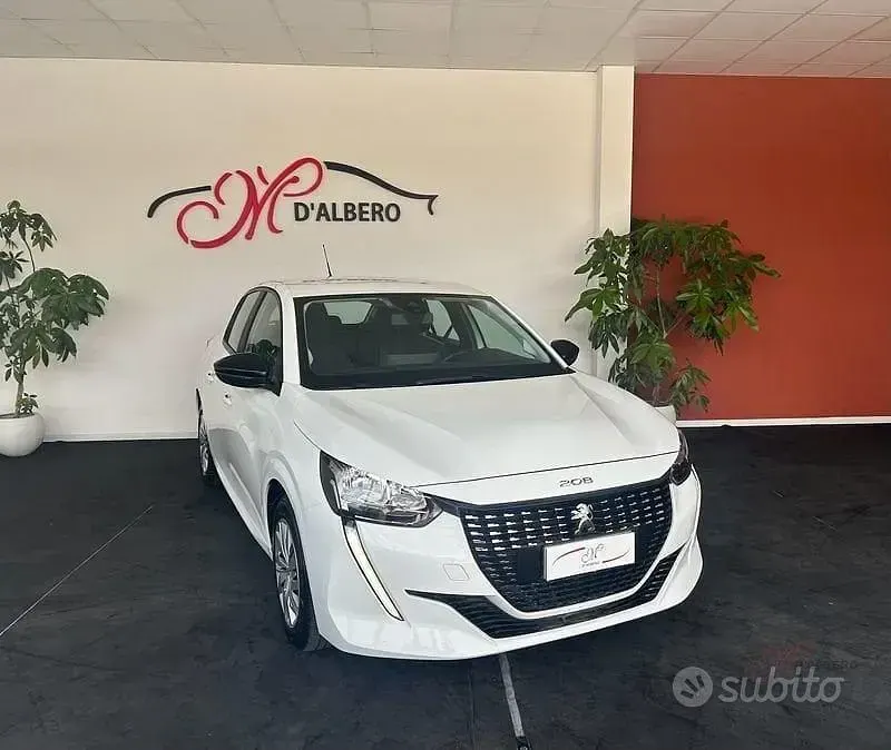 Usata Peugeot 208 Active 75 CV (55 kW) 2022 Bianco Utilitaria